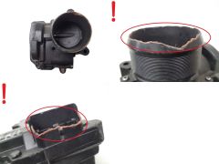 Valvola corpo farfallato Peugeot 207 V757438080-01 A2C53252163 1.6 THP