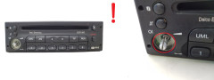 Radio lettore CD Opel 90566821 CDR500 2F4 GM Delco