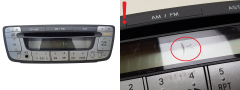 Radio lettore CD C1 107 Aygo 86120-0H010 CQ-MS0570LC W53811 1086