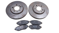 Dischi freno Klocki Anteriore 402066352R Renault Trafic 3 Vivaro NV Talento x2