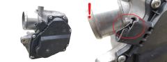 Valvola corpo farfallato EGR Fiat Opel 55260126 HU150600-0020 1.3 CDTI 3057