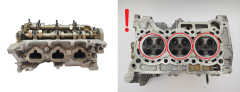 Testata cilindri 1642R-3 110417920R 0.9 TCE H4B Dacia Renault