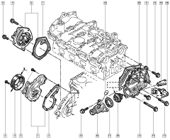Flangia termostato Originale Renault Megane Scenic 2 1.4 8200489586 Flangia termostato Originale Renault Megane Scenic 2 1.4 8200489586