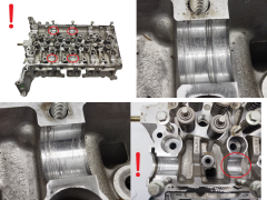 Testata cilindri Ford Transit YC1Q-6090-BB YC1Q6090BB 2.4 TDCI F4FA
