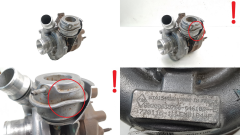 Turbocompressore 8200646108 GTA1549LV Garrett 770116-1 2.0 dCi Renault Laguna 3
