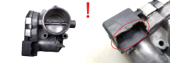 Valvola corpo farfallato Citroen Peugeot 0280750085 1635Q9 1.6 Bosch 1957