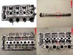 Testata cilindri Citroen Peugeot Volvo 9688418110 0200HL 2.0 HDI TDCI 5