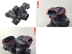 Valvola corpo farfallato Peugeot 407 9655971780 1.6 HDI Delphi 3147