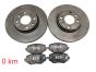 Dischi freno Anteriore 402066818R 410608885R Dacia Sandero 3