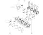 Bronzine Albero Motore Originale Master III Movano B NV400 2.3 dCi 122076327R