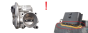 Valvola corpo farfallato Renault Smart 161203912R H8201269254 1.0 1155