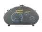 Tachimetro Daewoo Matiz 96566387 54244