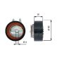 Tendicinghia Originale Citroen Peugeot 407 C5 2.7-3.0 HDI 9814121580