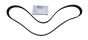 Cinghia Alternatore Originale 6PK 117202503R Renault