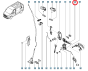 Maniglia porta Posteriore 806070113R 806076608R Renault Trafic 3