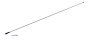 Antenna Nuovo Originale Renault Nissan 6 mm /860 mm 2820600QAA