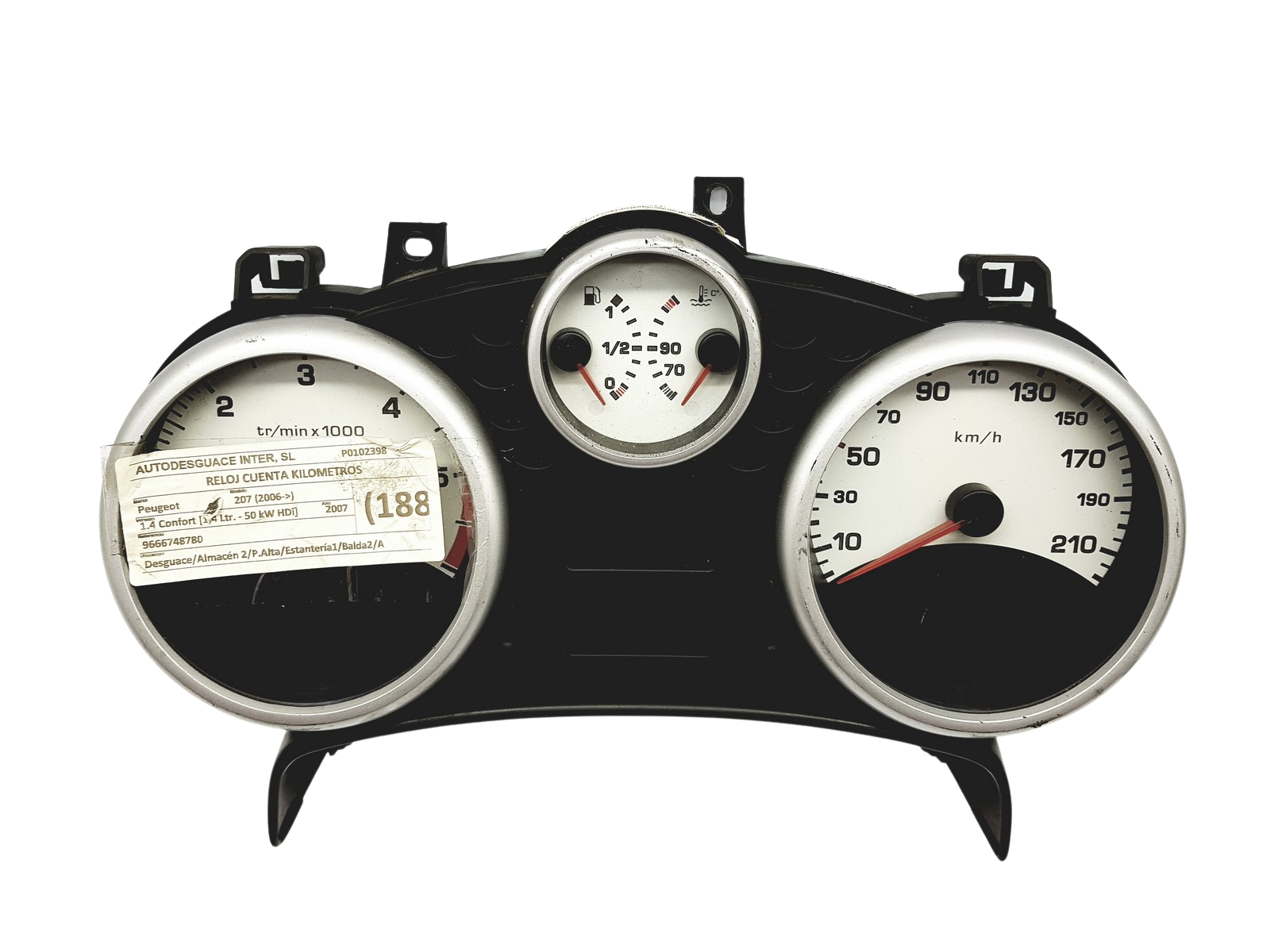 Contagiri Peugeot 207 9662904780 A2C53190340 58006 main product photo