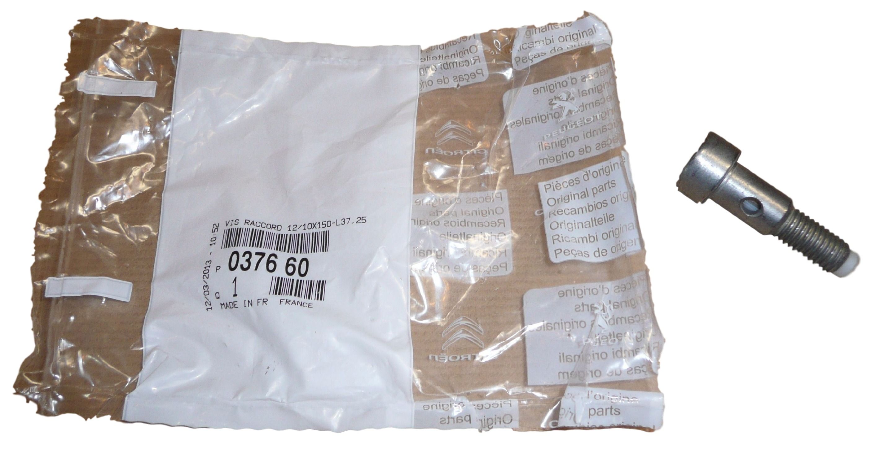 Bullone Złącza Turbiny DS3 C4 207 Pertner 037660 Citroen Peugeot Originale main product photo