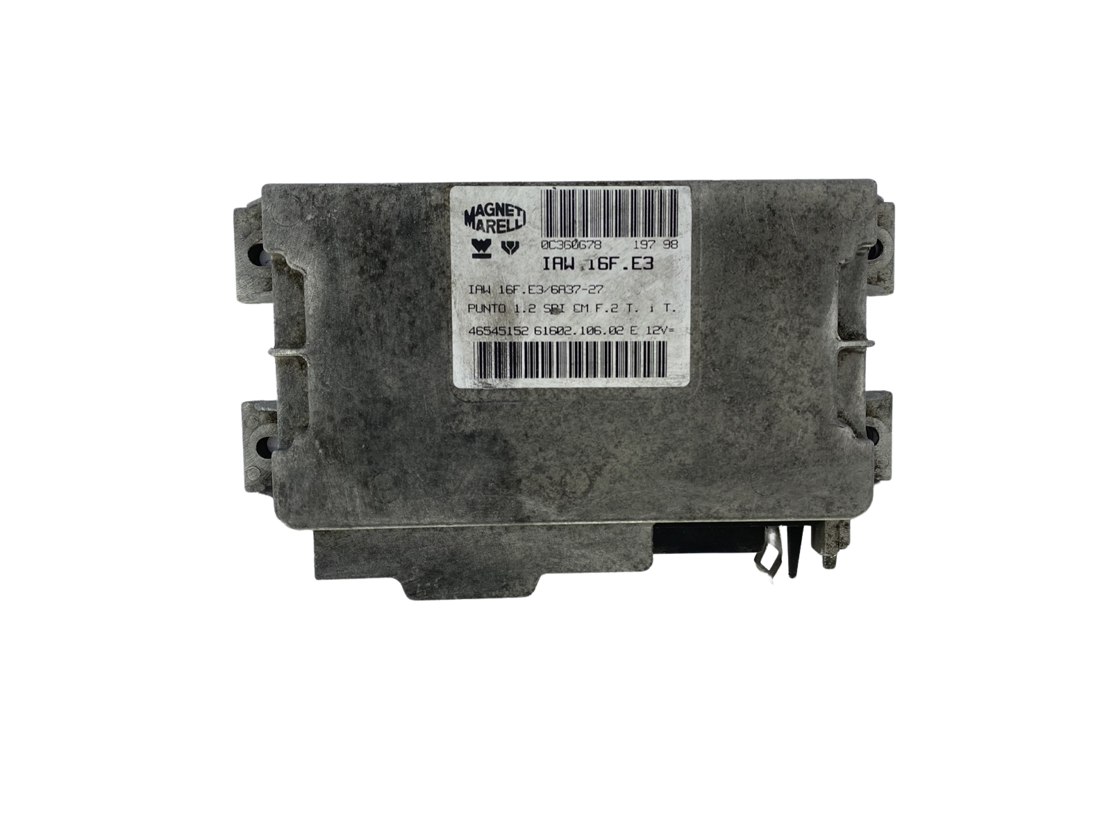 Centralina IAW16F.E3 46545152 61602.106.02 Fiat Magneti Marelli 53704 main product photo