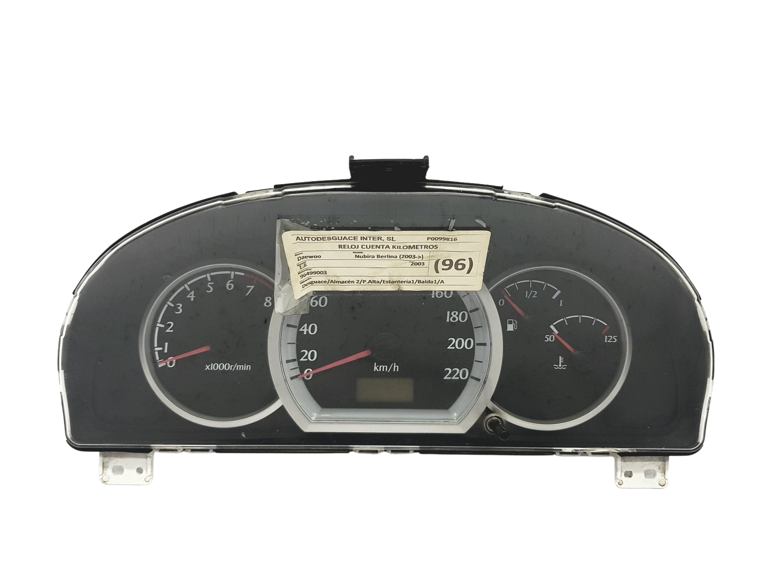 Contagiri Chevrolet Lacetti 96499003HM 57627 main product photo