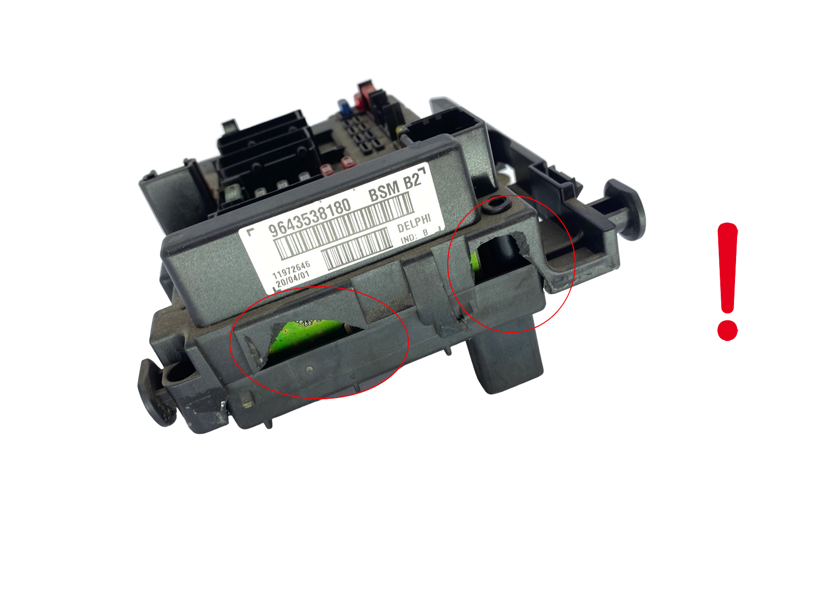 Centralina BSM B2 PSA 9643538180 Delphi 59296 main product photo