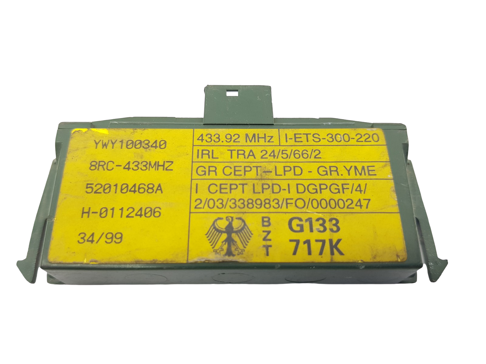 Centralina Land Rover YWY100340 52010468A 26920 main product photo