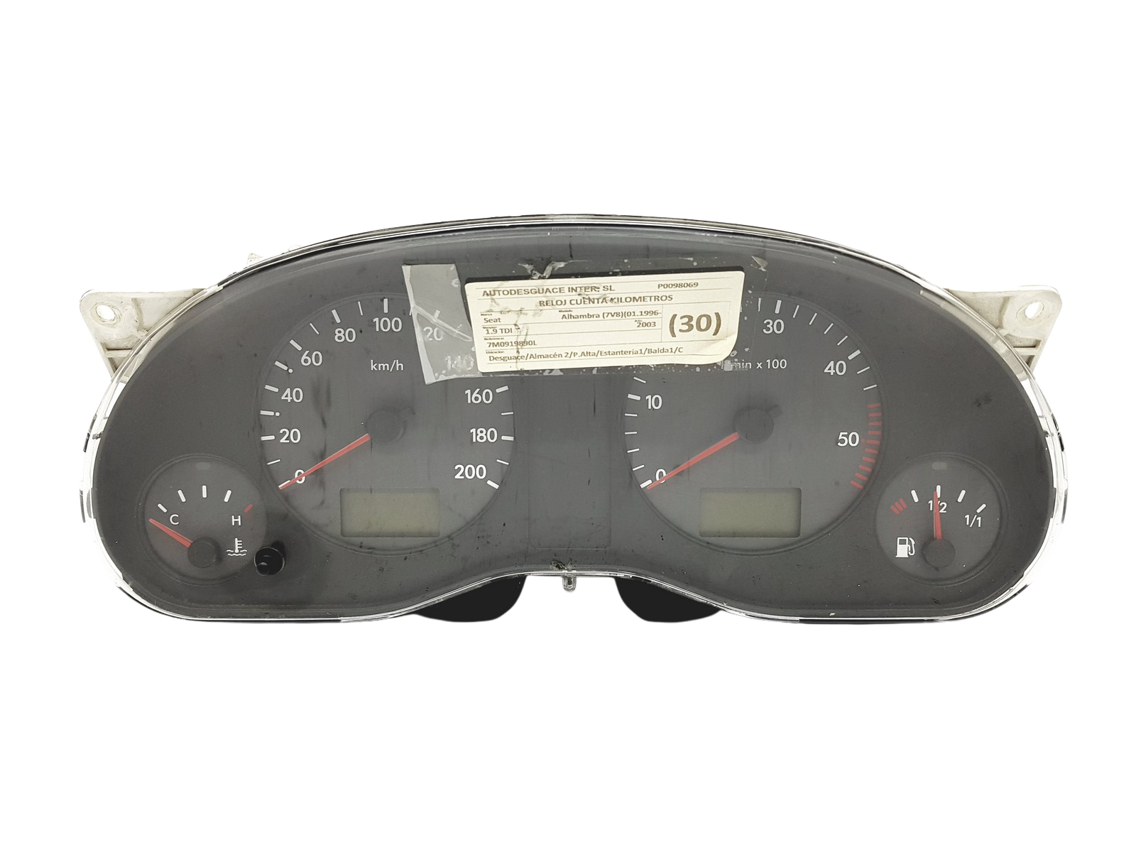 Contagiri Seat Alhambra VW Sharan 7M0919890L AE main product photo