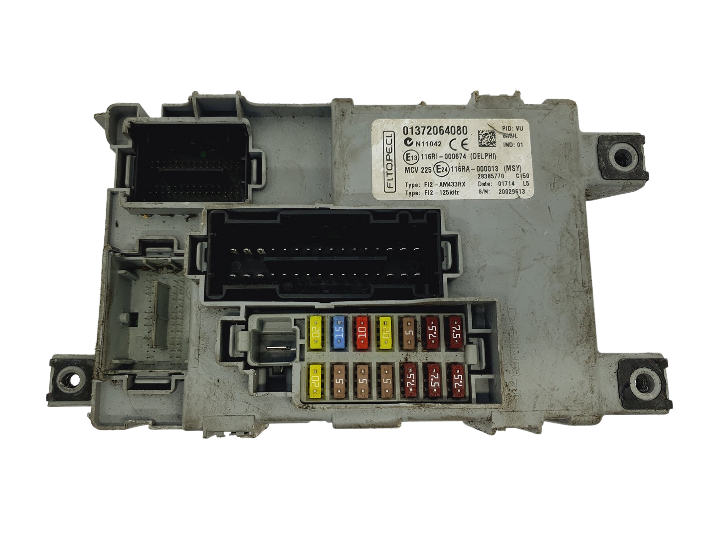 Centralina BSI Fiat 01372064080 28385770 Delphi 68683 main product photo