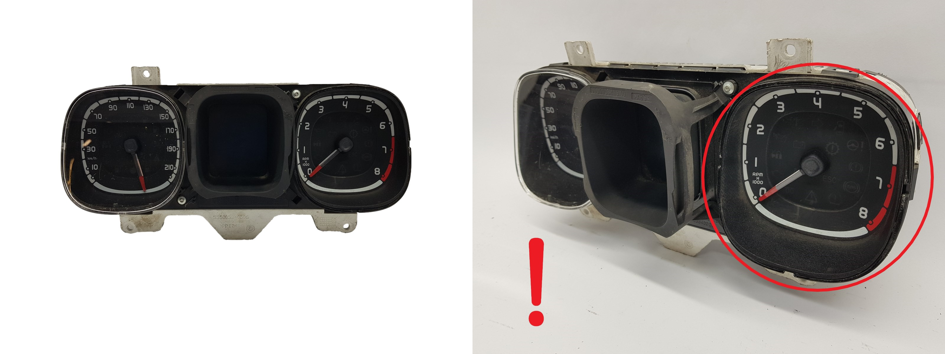 Tachimetro Fiat Panda 0887766550 1836 main product photo