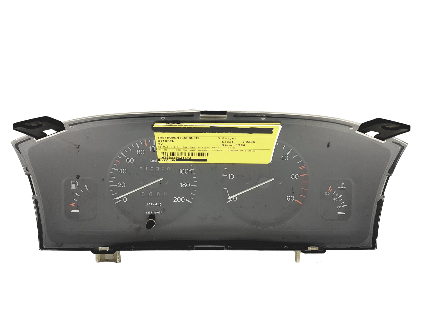 Contagiri Citroen ZX 9618510780 49685 main product photo