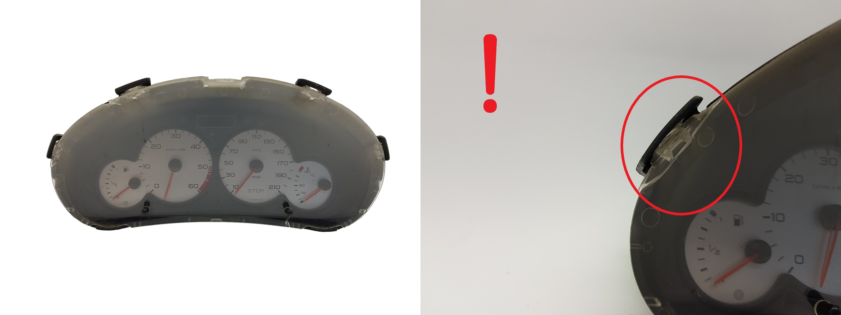 Tachimetro Peugeot 206 9651740280 000500805 1556 main product photo