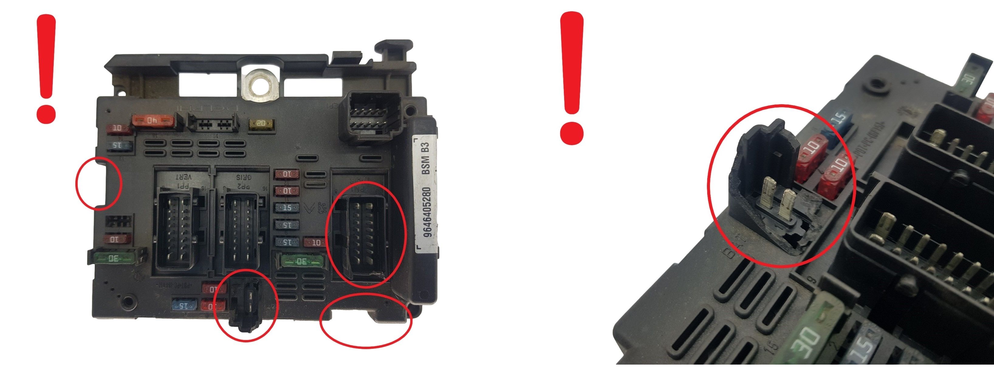 Centralina BSM B3 9646405280 PSA Delphi 1911 main product photo