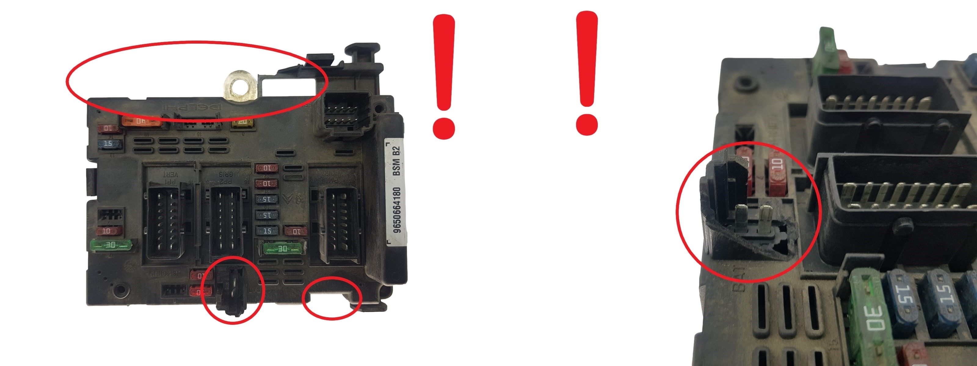 Centralina BSM B2 9650664180 PSA Delphi 1914 main product photo