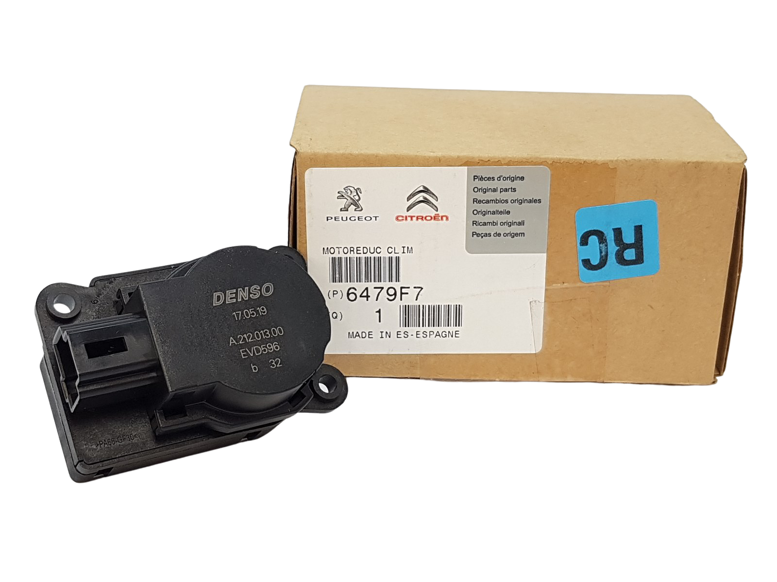 Motorino Valvola Riscaldamento Originale Citroen C4 Picasso 6479F7 main product photo