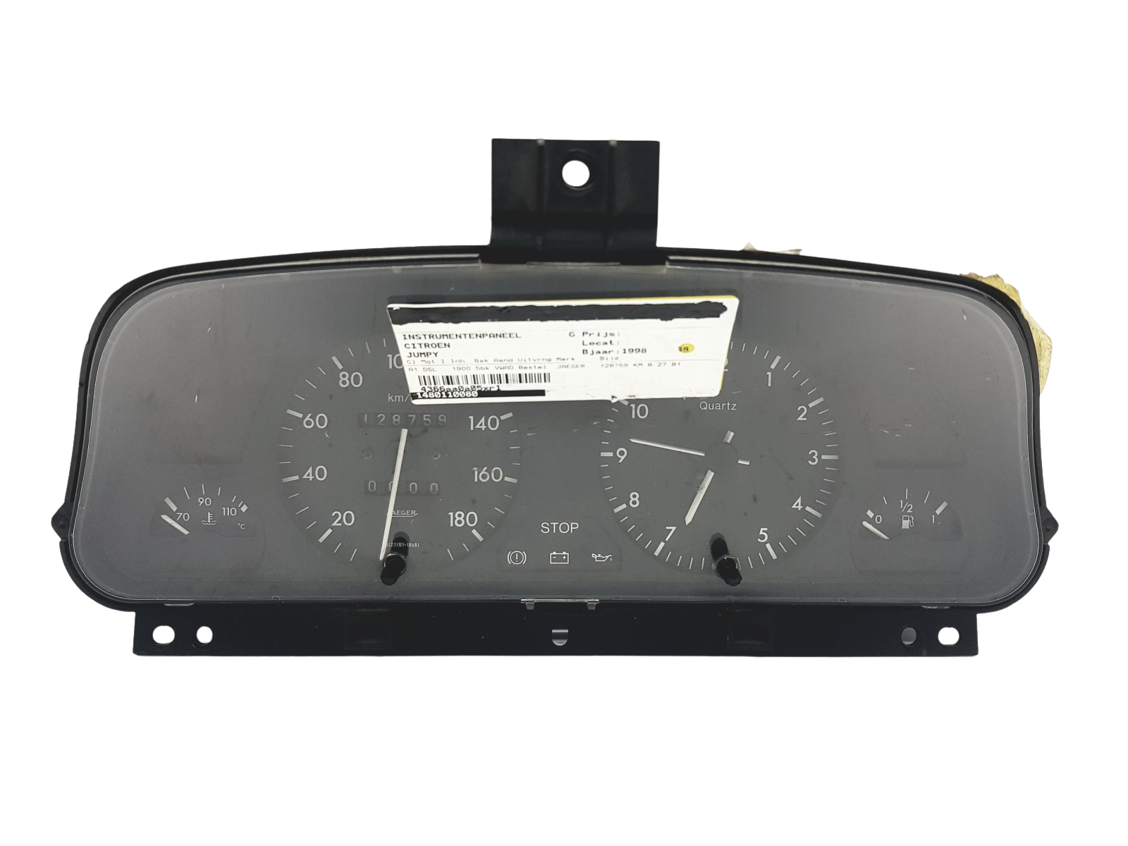 Tachimetro Scudo Jumpy Expert 1480110080 Fiat PSA 45208 main product photo