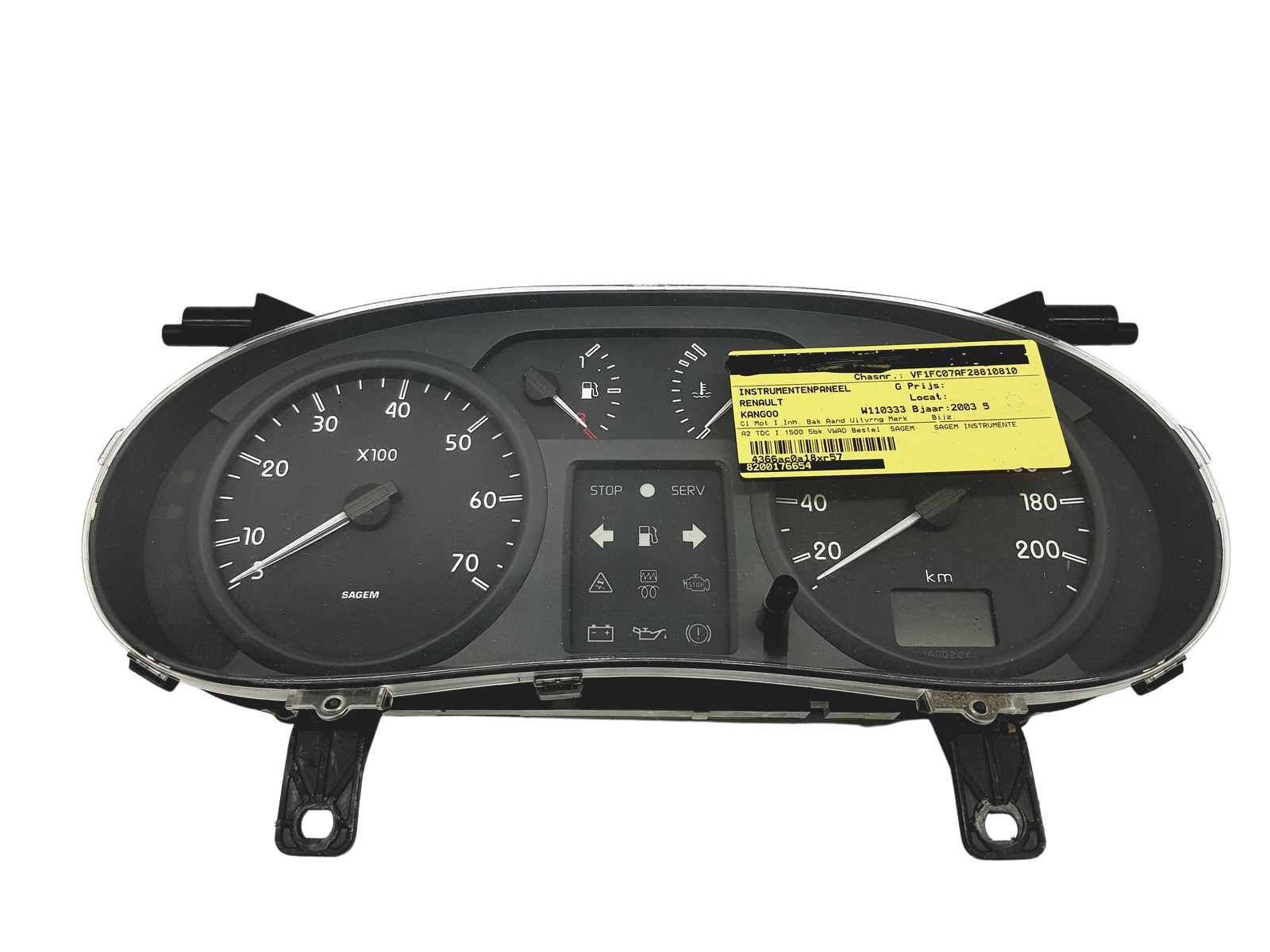 Tachimetro Renault Kangoo 1 8200176654 49430 main product photo
