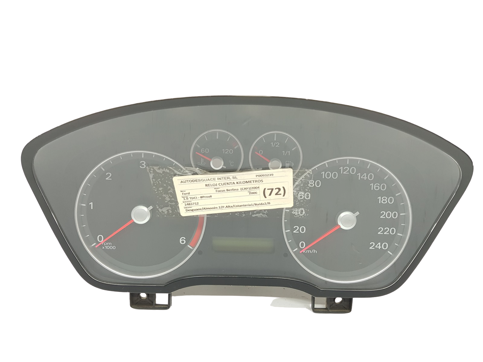 Tachimetro Ford Focus C-MAX 4M5T-10849-GP 27078 main product photo