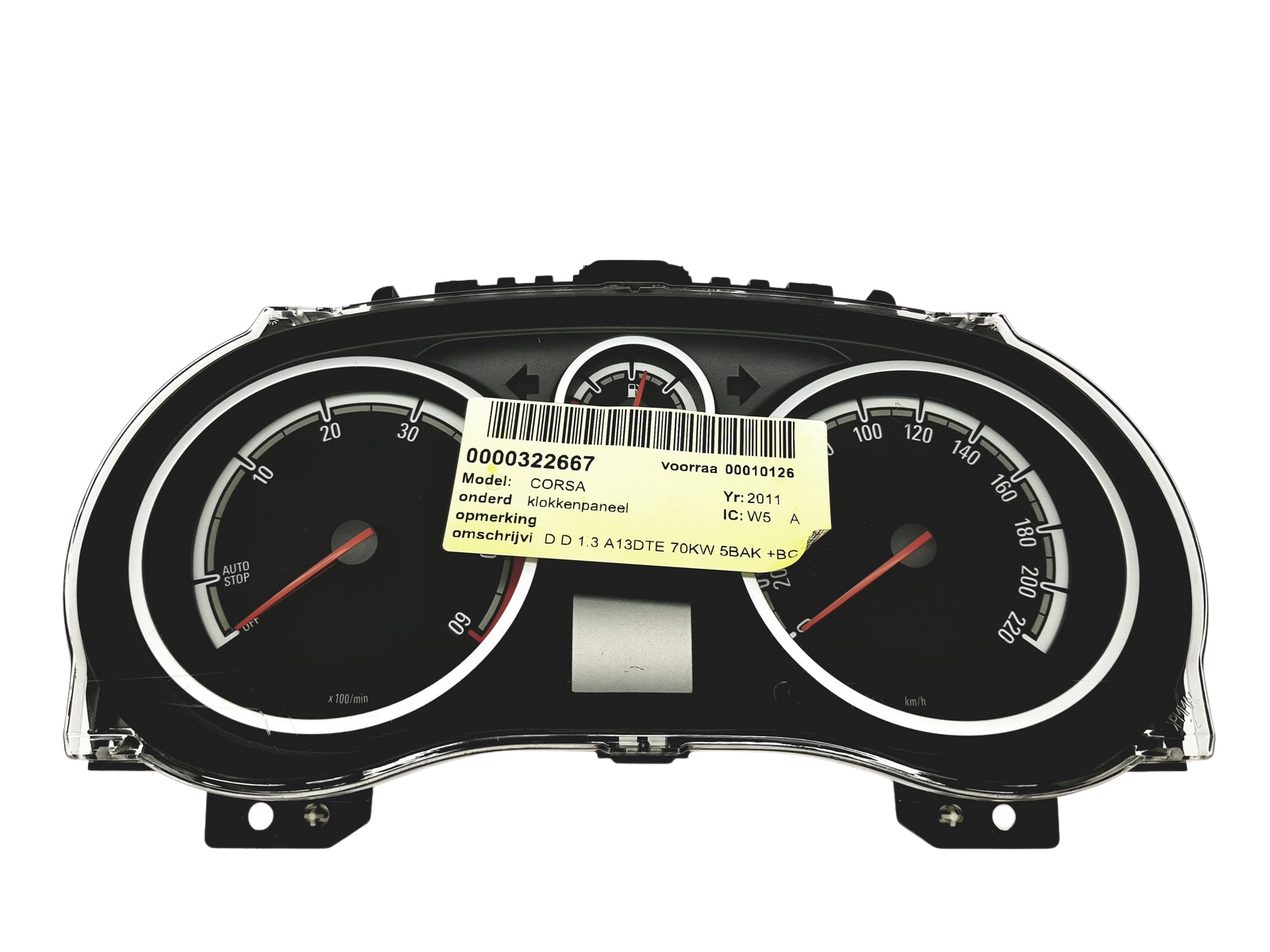 Tachimetro Opel Corsa D P0013316504 0001958237 31256 main product photo