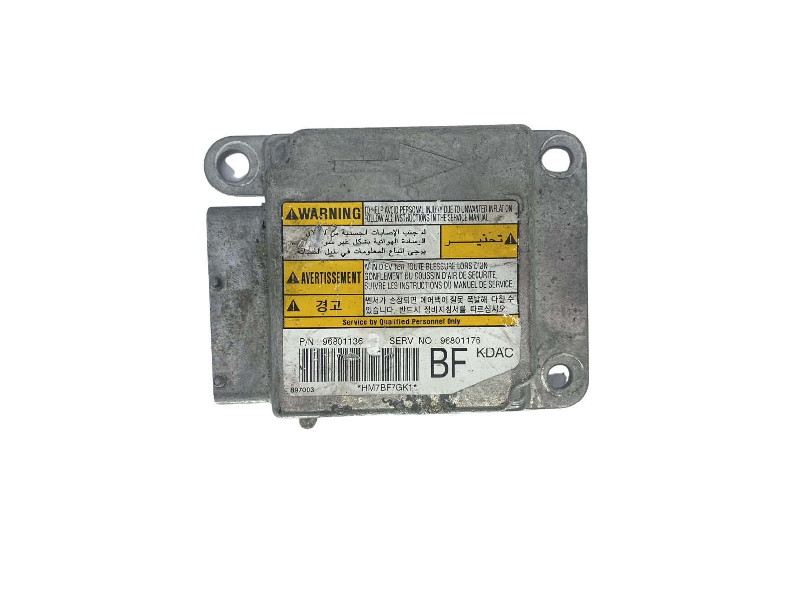 Modulo centralina 96801176 BF 96801136 Daewoo Chevrolet main product photo