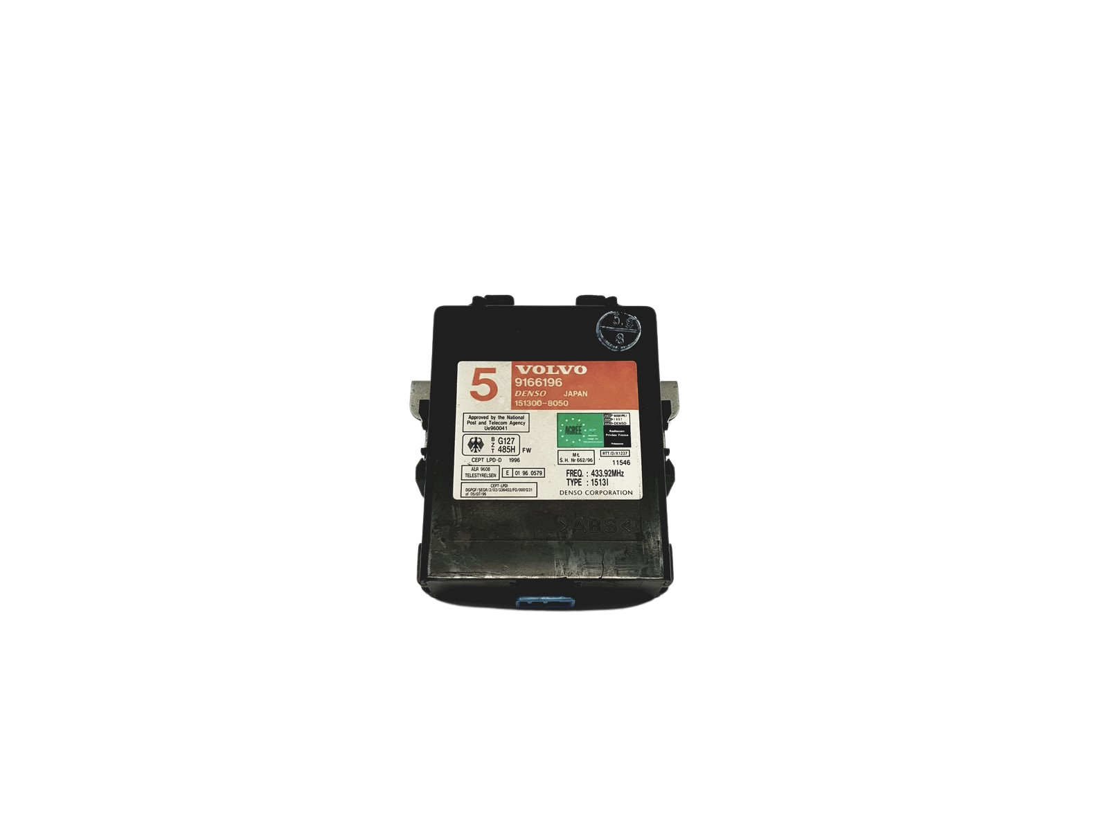 Controller Serratura Volvo 9166196 151300-8050 Denso 57901 main product photo