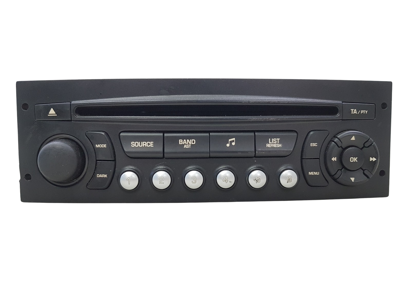 Radio lettore CD Citroen Peugeot 96662669XT PSARCD441-70 Continental 1181 main product photo