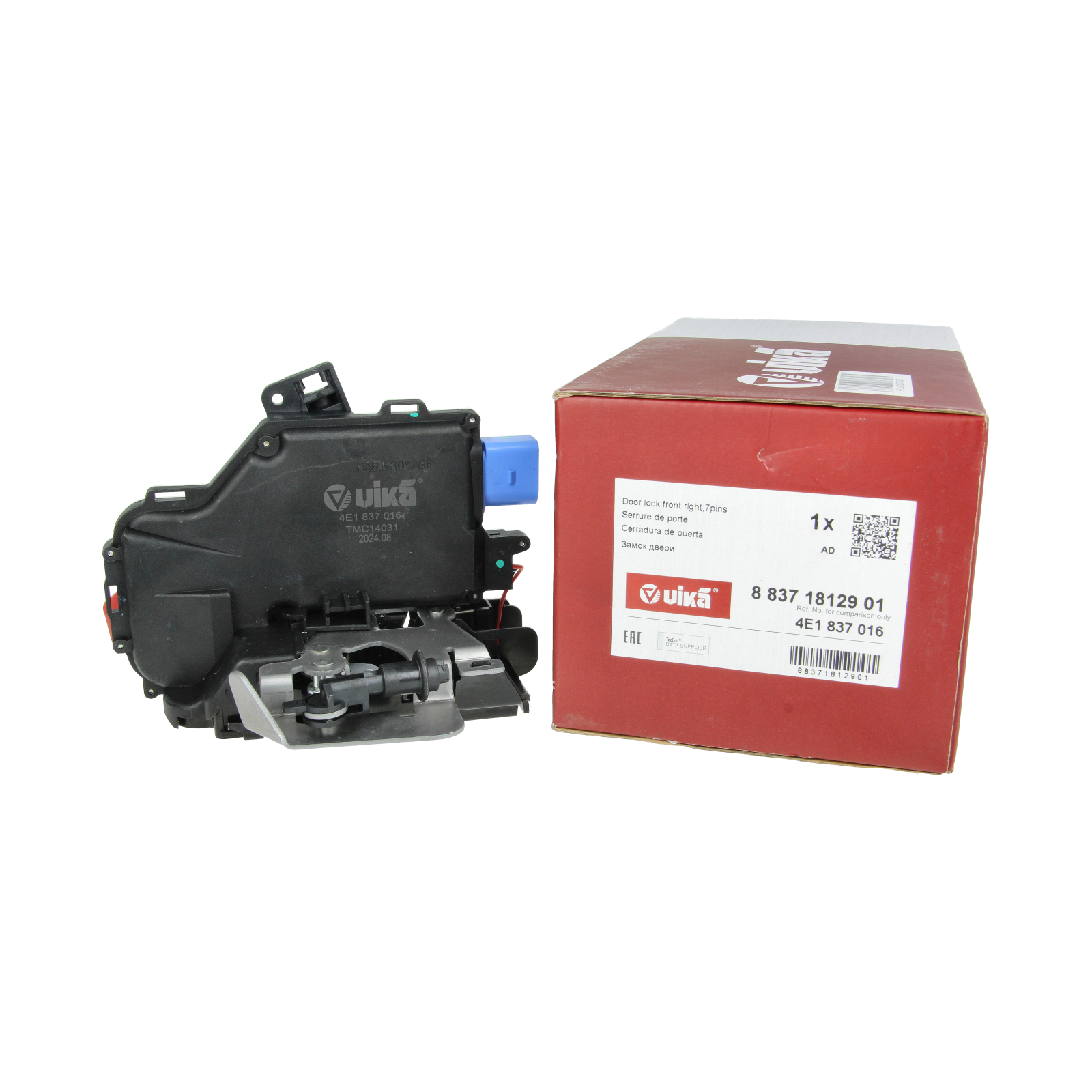 Meccanismo serratura porta Anteriore Destro Fare Audi 4E1837016 88371812901 Vika main product photo