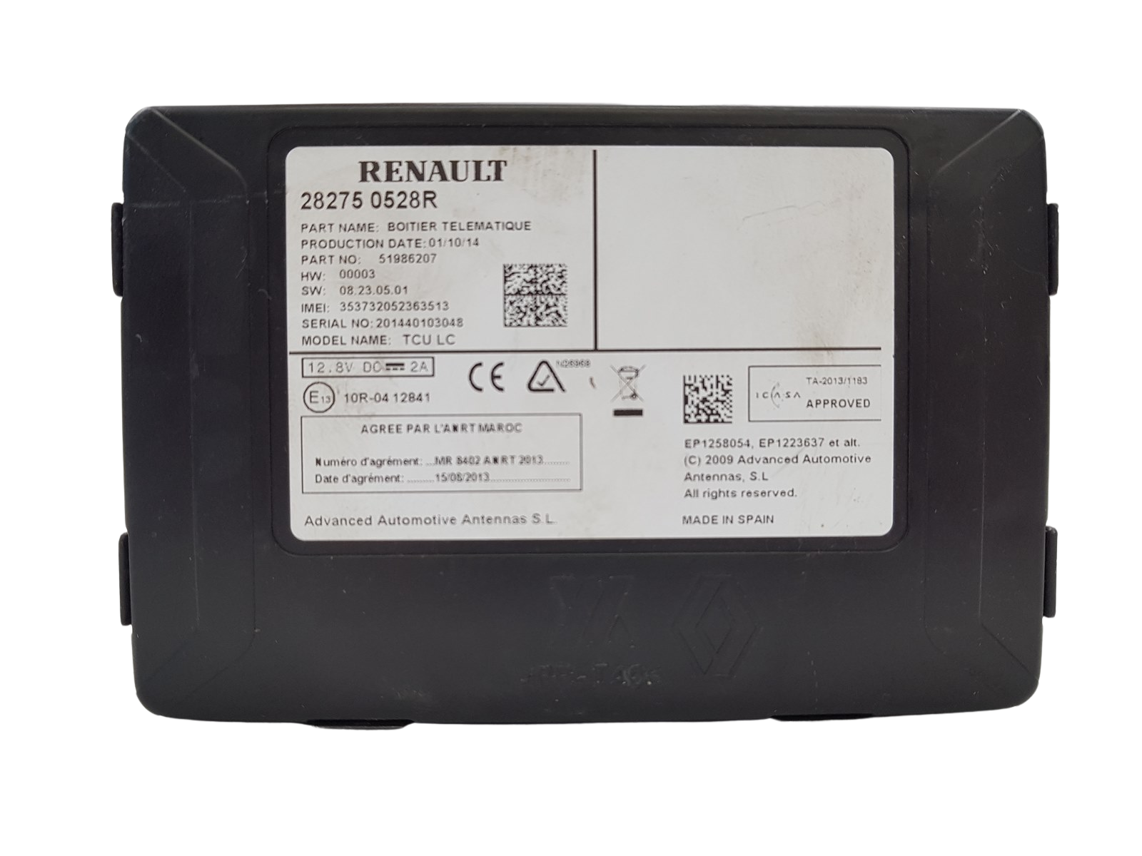 Modulo centralina TCU LC Renault Megane 3 282750528R main product photo