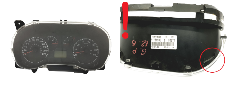 Tachimetro Fiat Grande Punto 51701536 53631 main product photo