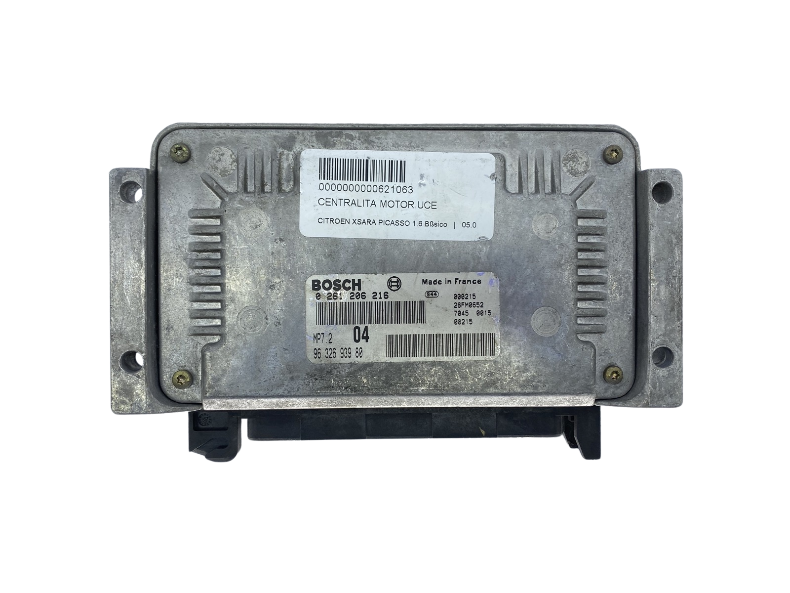 Centralina 0261206216 9632693980 26FM0652 PSA Bosch 63979 main product photo
