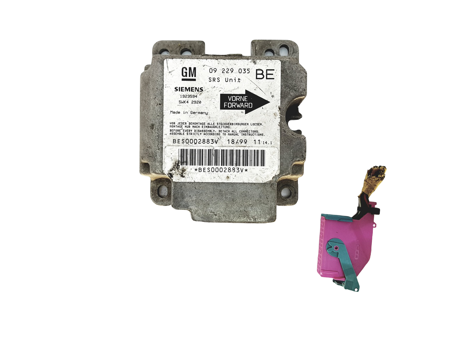 Modulo centralina 09229035 5WK2920 Opel Siemens main product photo