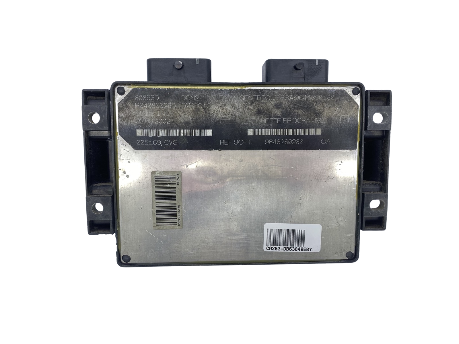 Centralina 9641390180 9646260280 R04080026D 80893D PSA Lucas 63849 main product photo