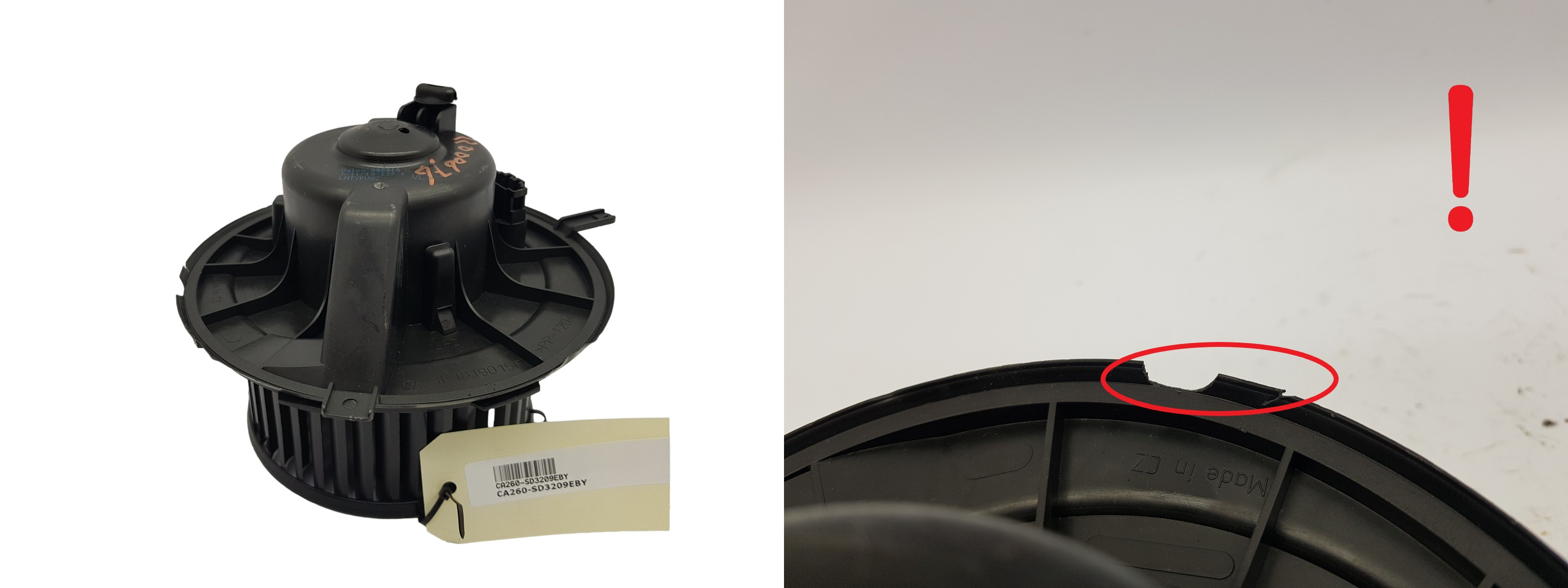 Motorino Ventola Riscaldamento VW Seat Skoda Audi 1K1819051F main product photo