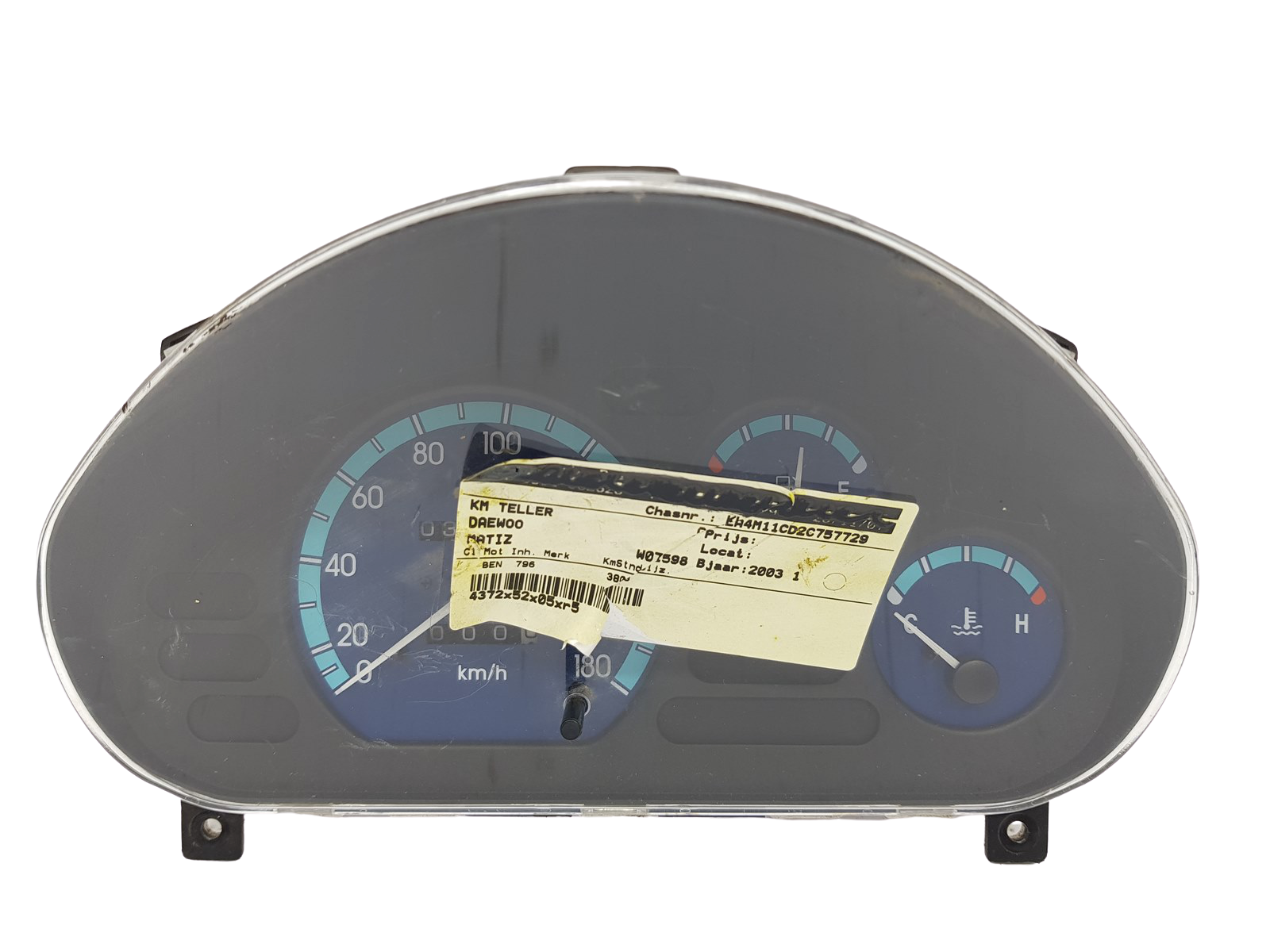 Tachimetro Daewoo Matiz 96566387 25745 main product photo