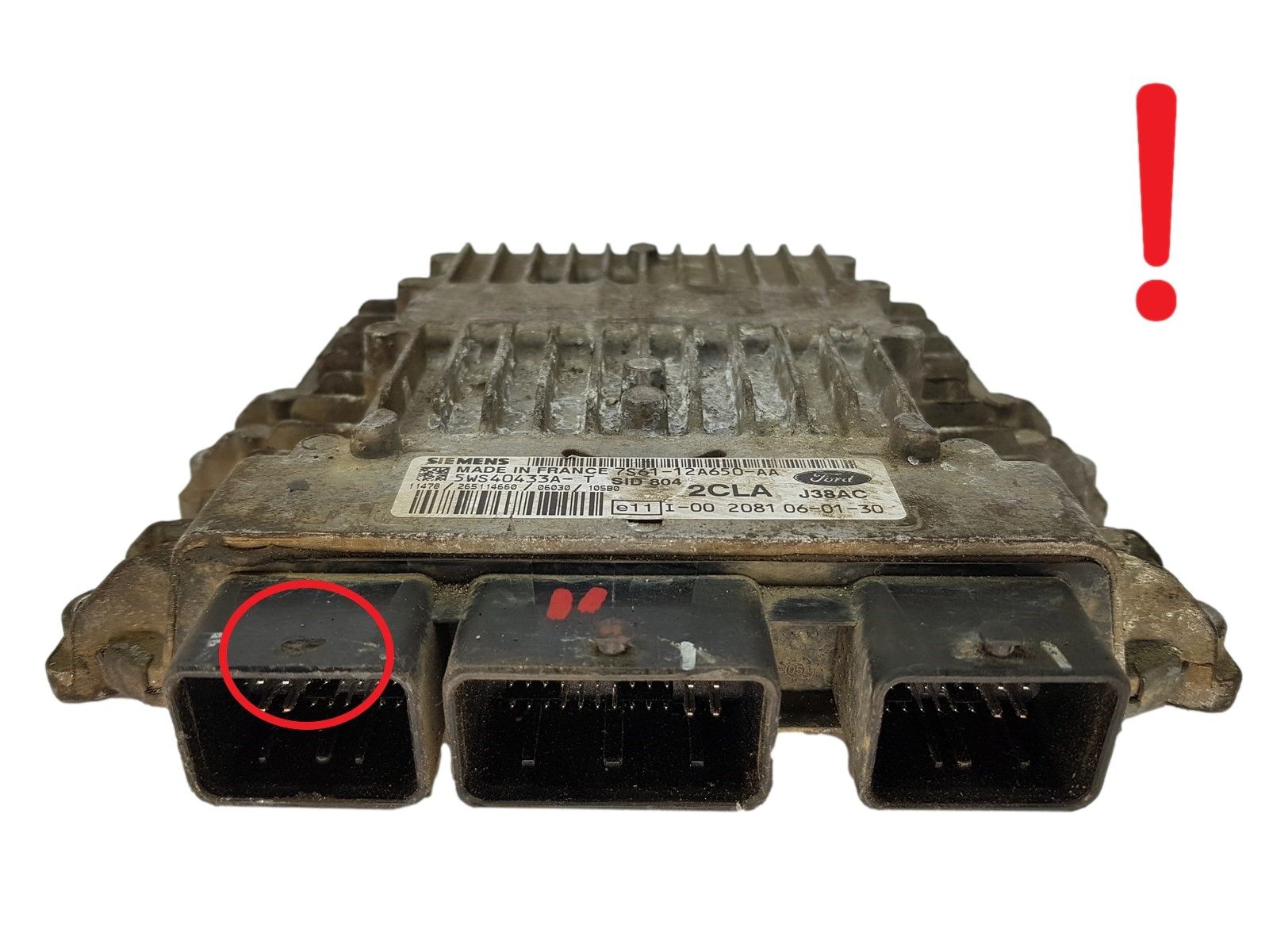Centralina 7S61-12A650-AA 5WS40433A-T SID 804 2CLA Ford Siemens 14825 main product photo